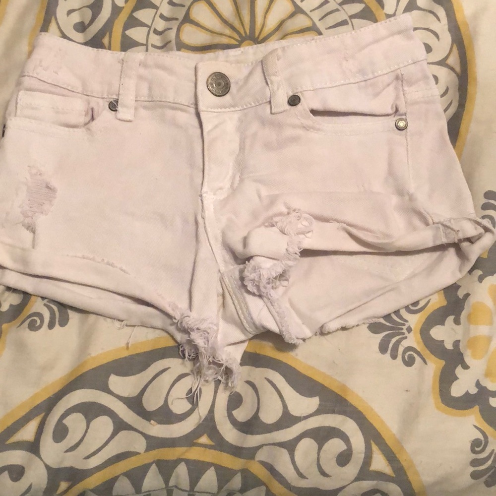 Girls white shorts